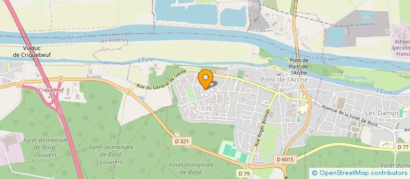 localisation de l'entreprise DAMINDIA  PONT-DE-L'ARCHE