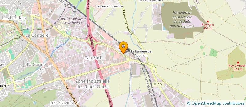 localisation de l'entreprise DAMINVEST  CLERMONT-FERRAND