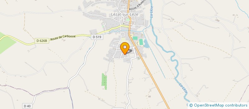 localisation de l'entreprise DAMIRA à LEZAT-SUR-LEZE