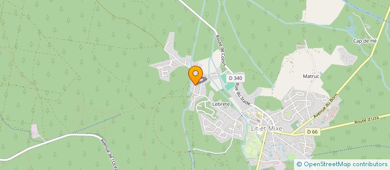 localisation de l'entreprise DAMISELLE  LIT-ET-MIXE