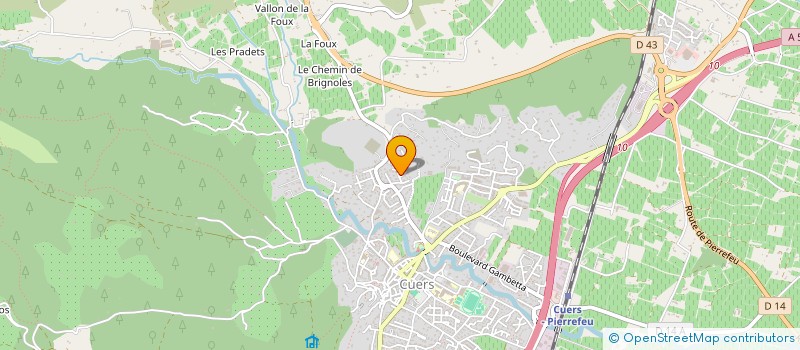 localisation de l'entreprise DAMIZ à CUERS