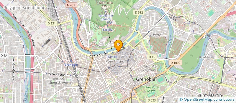 localisation de l'entreprise DAMJ à GRENOBLE