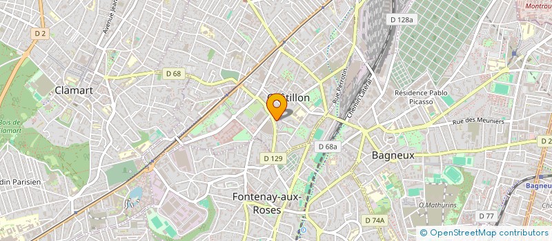 localisation de l'entreprise DAMJA  CHATILLON