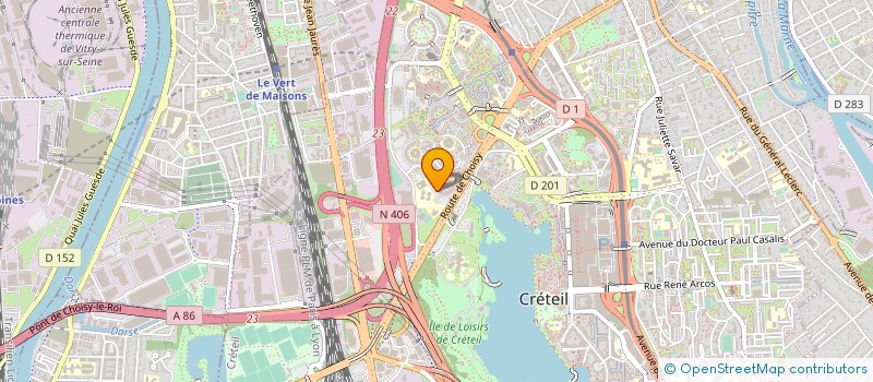 localisation de l'entreprise DAMJA ET ASSOCIES  CRETEIL