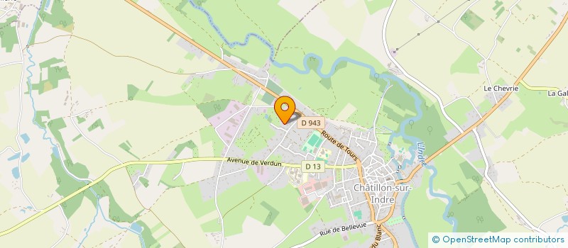 localisation de l'entreprise DAMJO à CHATILLON-SUR-INDRE