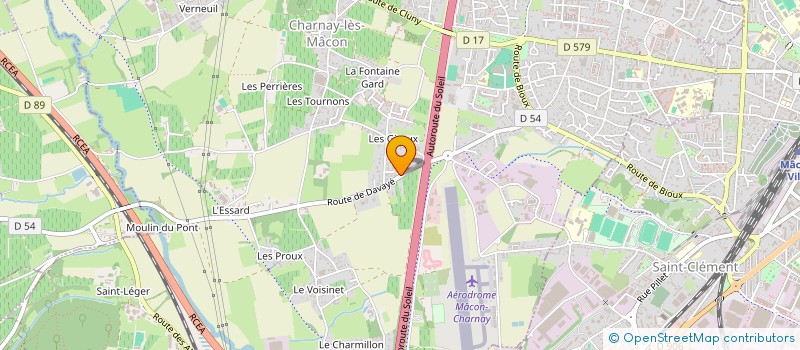 localisation de l'entreprise DAMLA à CHARNAY-LES-MACON
