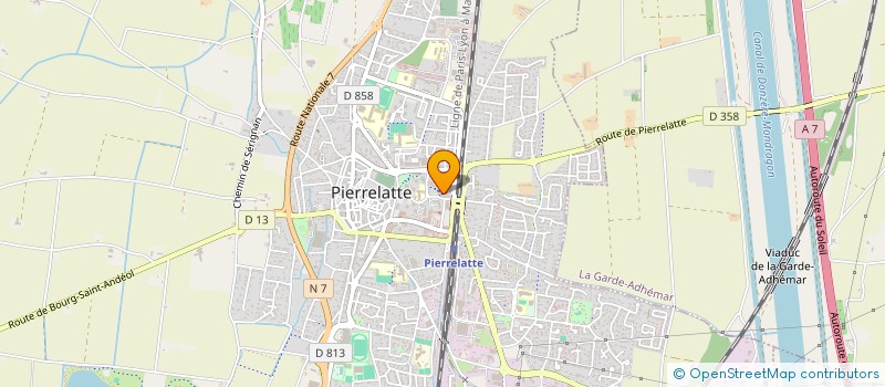 localisation de l'entreprise DAMLA FACADE  PIERRELATTE