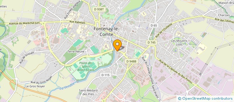 localisation de l'entreprise DAMLINE  FONTENAY-LE-COMTE