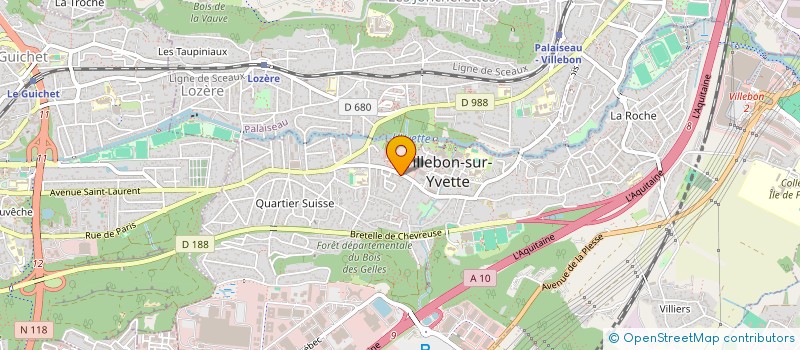 localisation de l'entreprise DAMM à VILLEBON-SUR-YVETTE