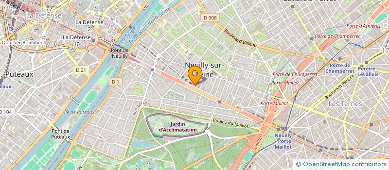 localisation de l'entreprise DAMM à NEUILLY-SUR-SEINE