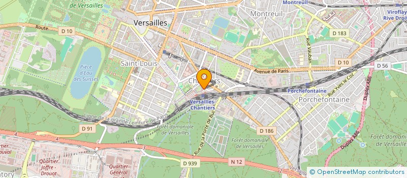 localisation de l'entreprise DAMM CELLULAR SYSTEMS SAS à VERSAILLES