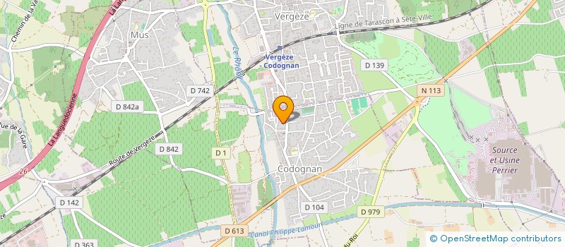 localisation de l'entreprise DAMMANN&CO  CODOGNAN