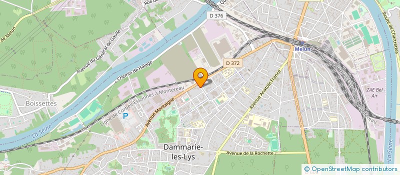localisation de l'entreprise DAMMARIE CITY à DAMMARIE-LES-LYS