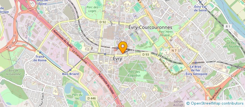 localisation de l'entreprise DAMMARIE SAINT ANGE à EVRY-COURCOURONNES