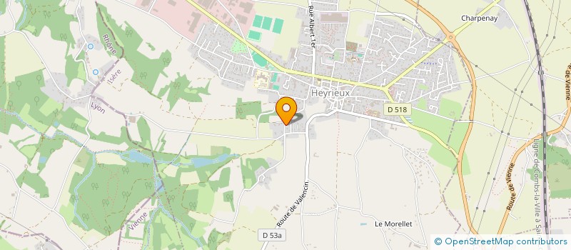 localisation de l'entreprise DAMMIS à HEYRIEUX