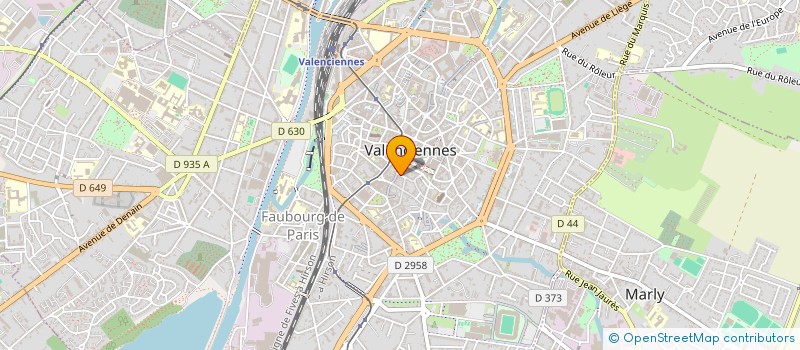 localisation de l'entreprise DAMNAT  VALENCIENNES