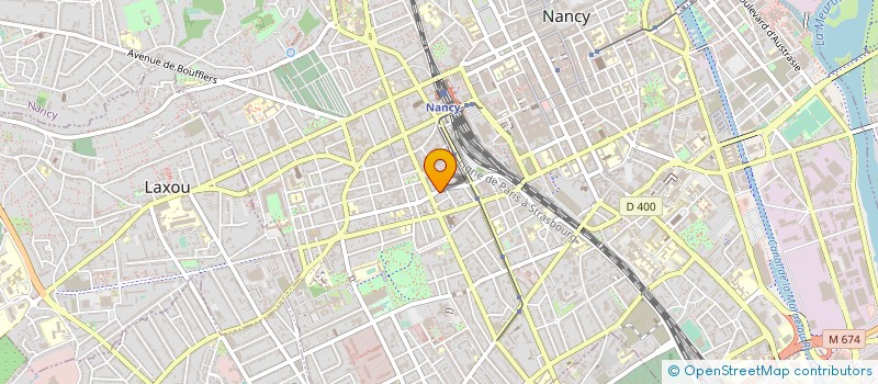 localisation de l'entreprise DAMNED  NANCY