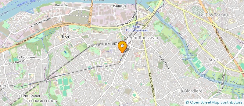 localisation de l'entreprise DAMNED PROD  REZE