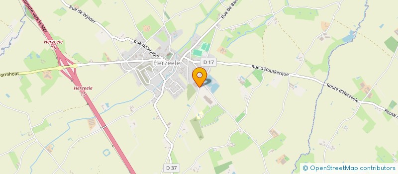localisation de l'entreprise DAMO à HERZEELE