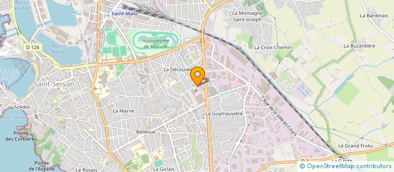 localisation de l'entreprise DAMO9435  SAINT-MALO