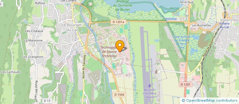 localisation de l'entreprise DAMOCLES CORP  LE BOURGET-DU-LAC