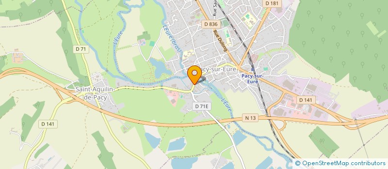 localisation de l'entreprise DAMOISEAU  PACY-SUR-EURE