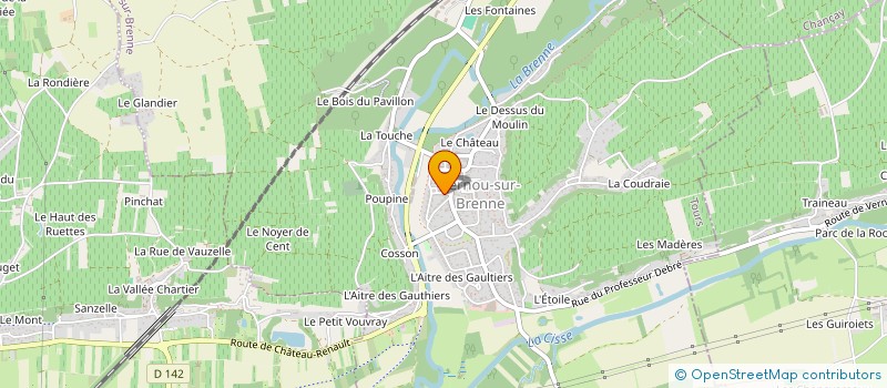 localisation de l'entreprise DAMOISEAU à VOUVRAY