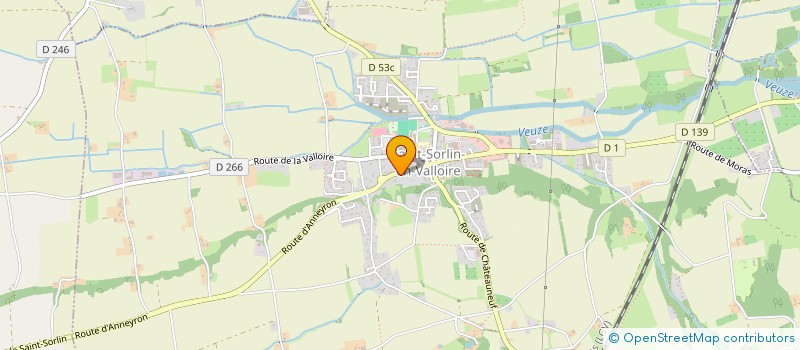 localisation de l'entreprise DAMON  SAINT-SORLIN-EN-VALLOIRE