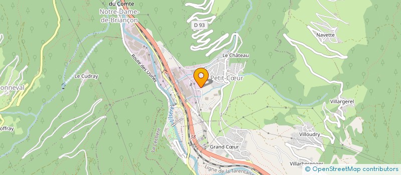 localisation de l'entreprise DAMONA  LA LECHERE