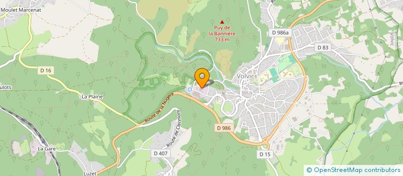 localisation de l'entreprise DAMONATURE  VOLVIC