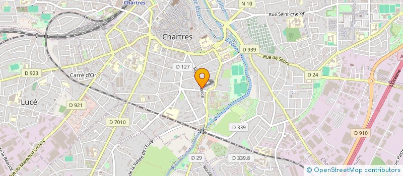 localisation de l'entreprise DAMONNEVILLE IMMO à CHARTRES