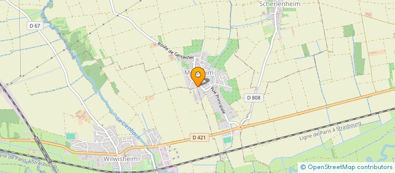 localisation de l'entreprise DAMOPHI  HOHFRANKENHEIM