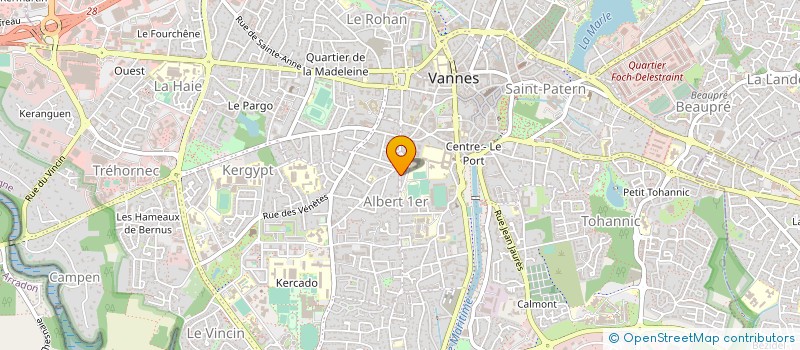 localisation de l'entreprise DAMOR à VANNES