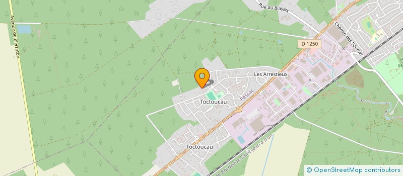 localisation de l'entreprise DAMOR à PESSAC