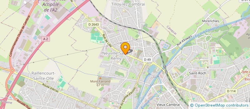 localisation de l'entreprise DAMORE  NEUVILLE-SAINT-REMY