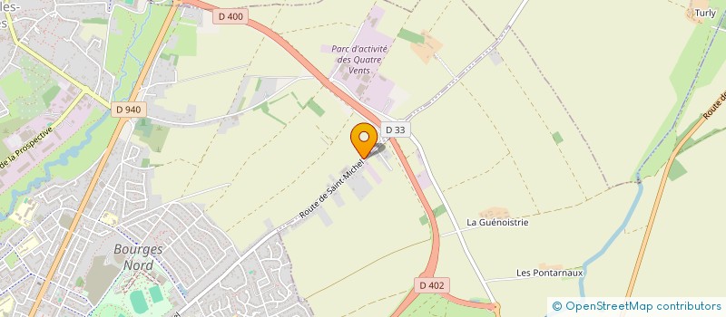 localisation de l'entreprise DAMOS  BOURGES