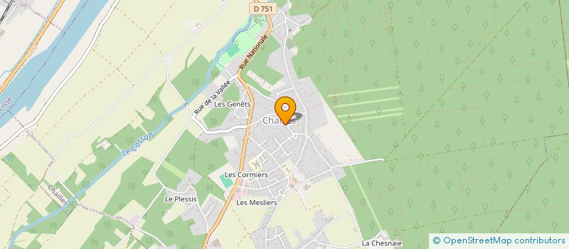 localisation de l'entreprise DAMOSEGIST  CHAILLES