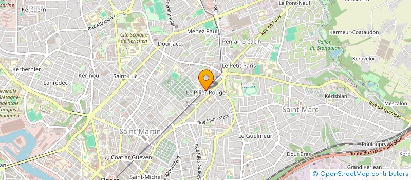 localisation de l'entreprise DAMOUR à BREST