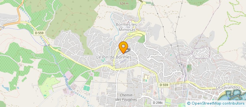 localisation de l'entreprise DAMOUR  BORMES-LES-MIMOSAS