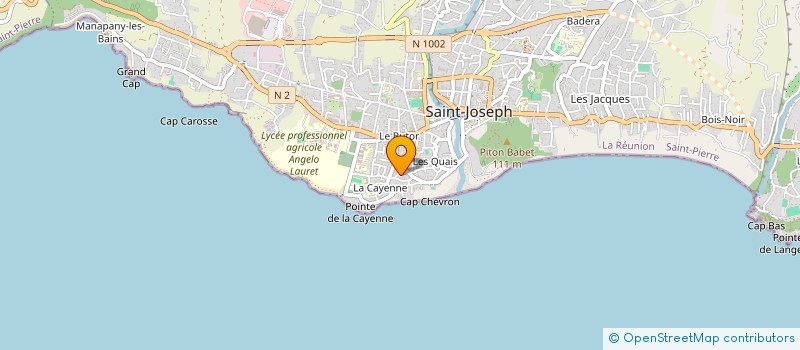 localisation de l'entreprise DAMOUR CONSEIL à SAINT-JOSEPH