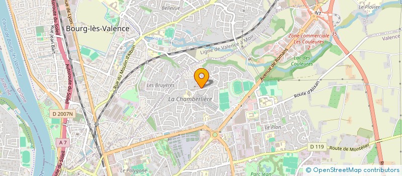 localisation de l'entreprise DAMOUR NETTOYAGE à VALENCE