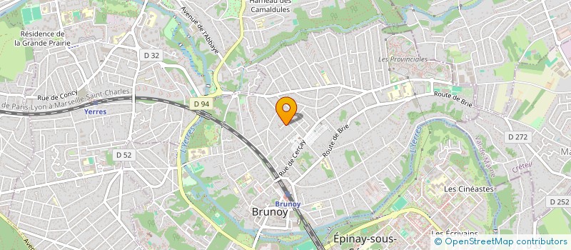 localisation de l'entreprise DAMOUR SITOLLE VOILIERS  BRUNOY