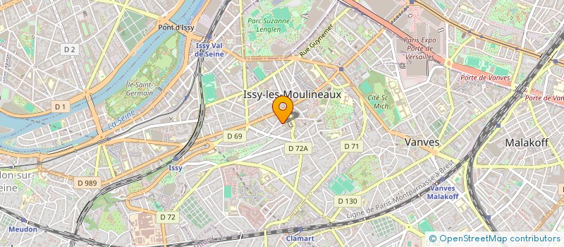 localisation de l'entreprise DAMPAR à ISSY-LES-MOULINEAUX