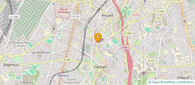 localisation de l'entreprise DAMPI  ARCUEIL