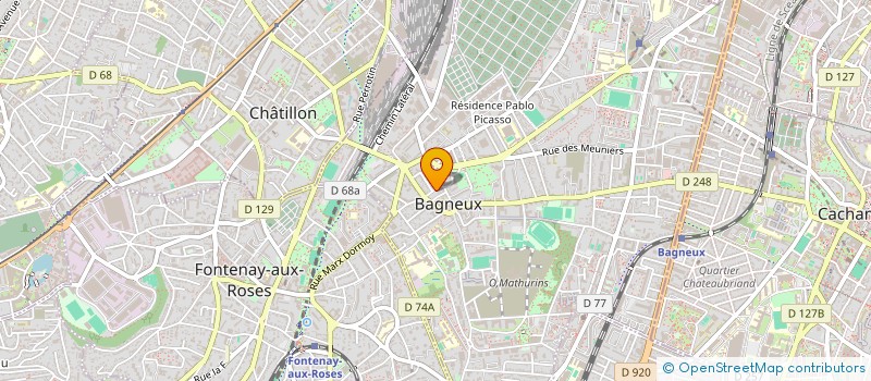 localisation de l'entreprise DAMPIERRE à BAGNEUX