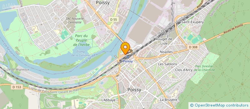 localisation de l'entreprise DAMPRO BATIMENT  POISSY