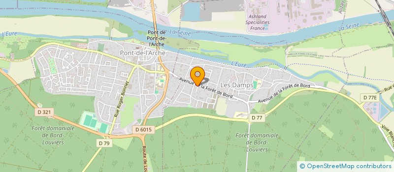 localisation de l'entreprise DAMPS PIZZA  LES DAMPS