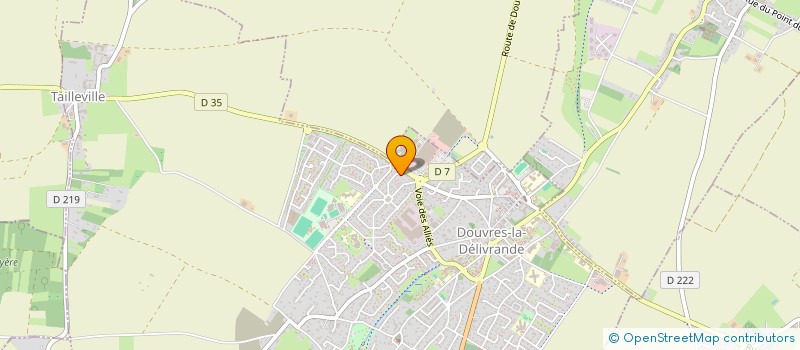 localisation de l'entreprise DAMRIE  DOUVRES-LA-DELIVRANDE