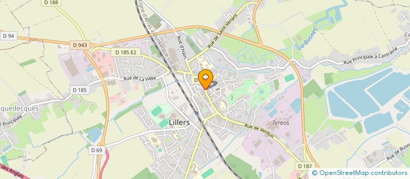 localisation de l'entreprise DAMRY à LILLERS