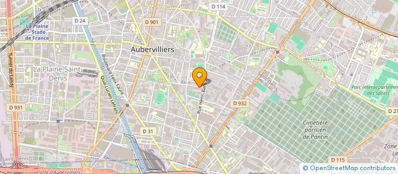 localisation de l'entreprise DAMS à AUBERVILLIERS